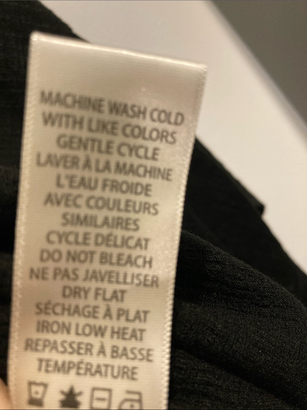 Max Studio Relaxed Black Textured Tunic - Picture 5 of 6